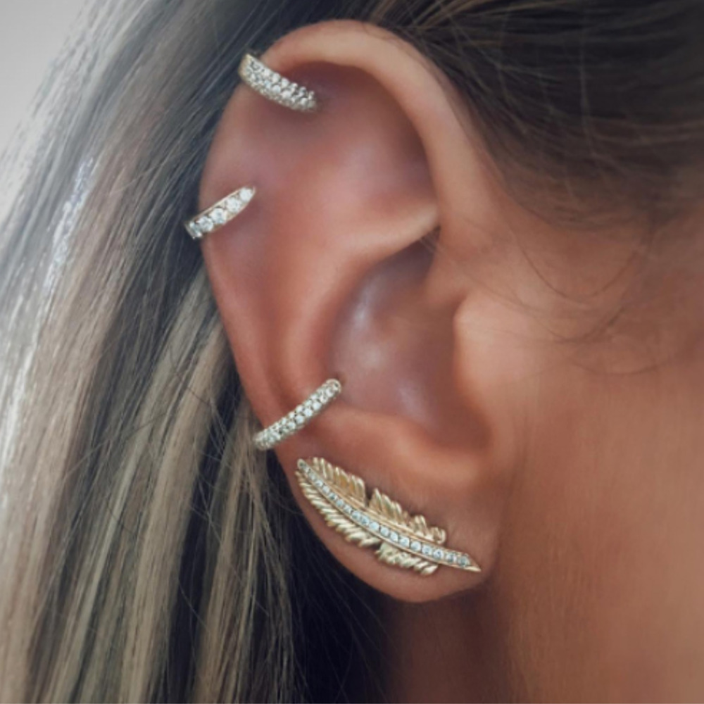 Boho Style 4 Piece Earring Set